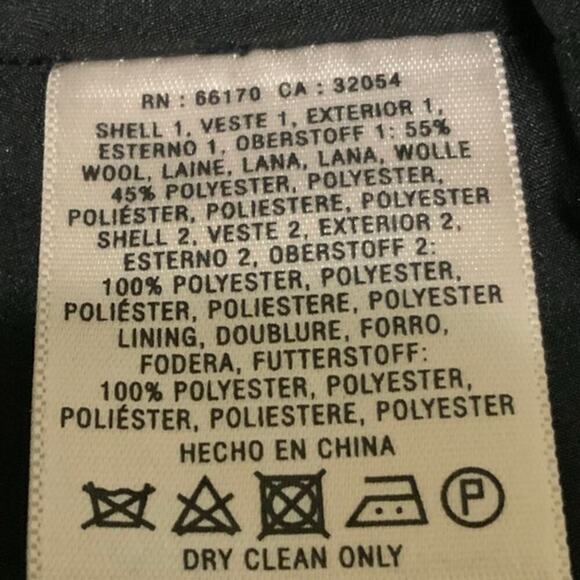 Elevenses Blazer Jacket Womens 12 Wool Blend One Button Tailored Fit Workwear - Picture 11 of 11